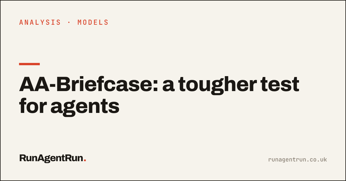 AA-Briefcase: a tougher test for agents
